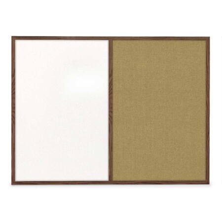 United Visual Products Slim Style Indoor Enclosed Corkboard, 48 UVRDS48SBH-BLACK-AMETHY